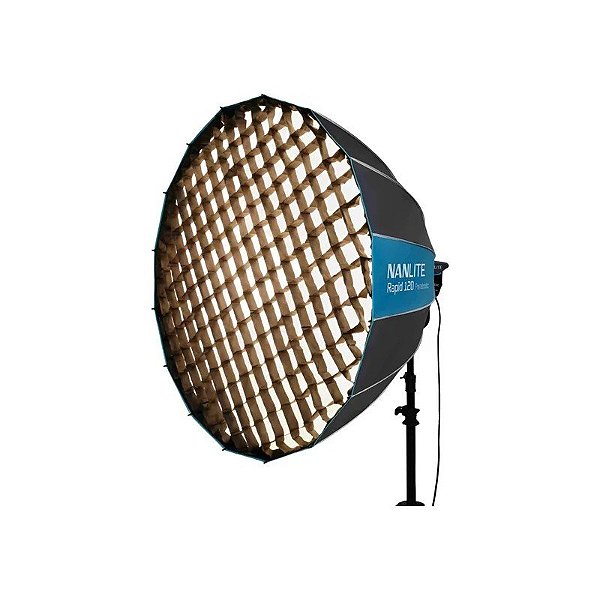 Kit de Softbox Nanlite SB-RP120 Rapid 120 CM Pré-Montado - Preto