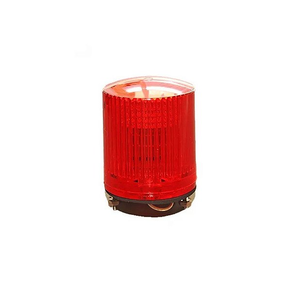 Faixa de Sinalização Beacon Psa Enterprises Vermelha 12V 8002ACB-R-12V