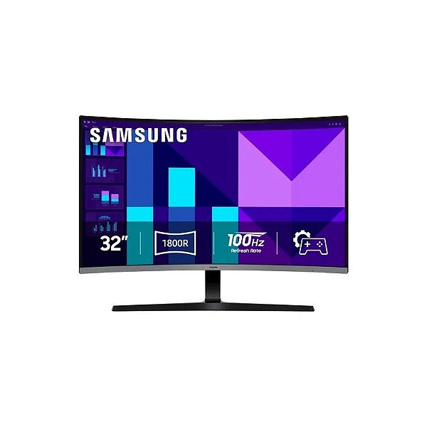 Monitor Samsung LS32D396GANXZA 32" Full HD Curvo HDMI - Preto