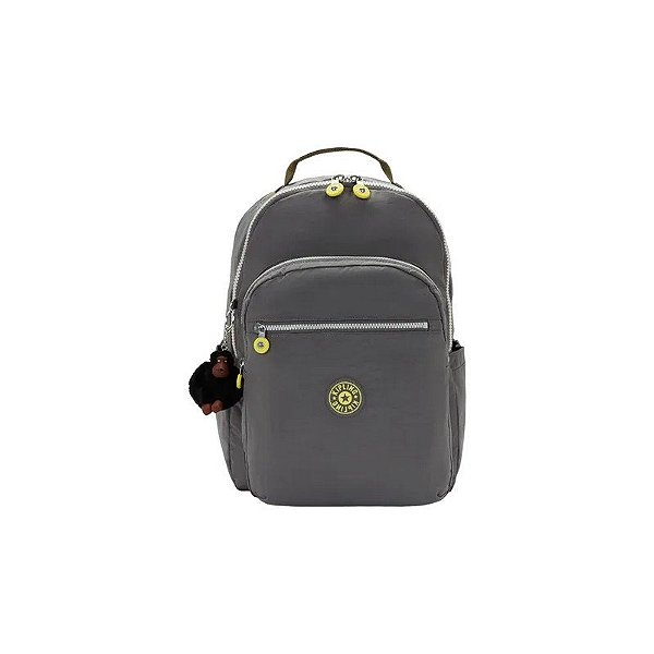 Mochila Kipling Seoul College Extra Back To Grey