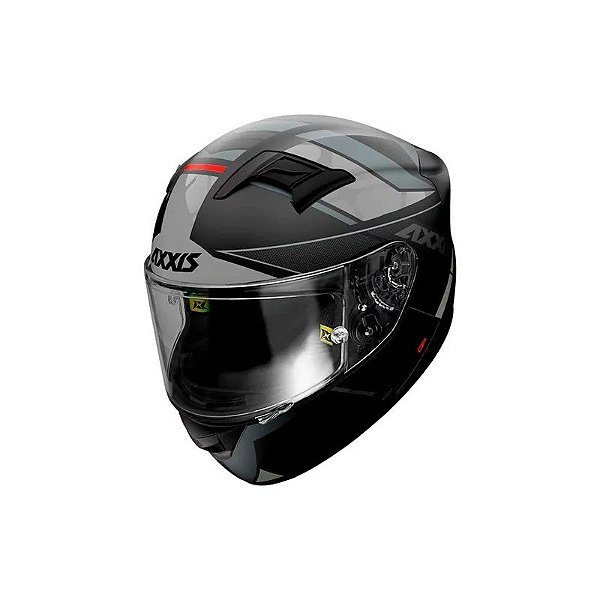 Capacete Axxis Racer GP SV Fiber Tech B2 - Fechado - Tamanho M - Fosco