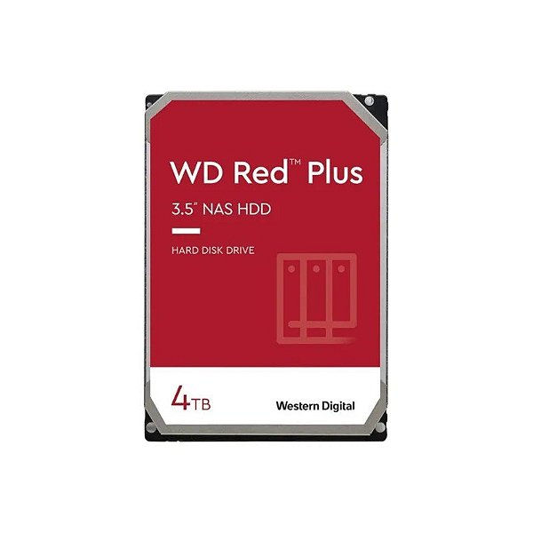 Disco Rígido 4TB Western Digital Red Plus 5400RPM SATA3 WD40EFPX