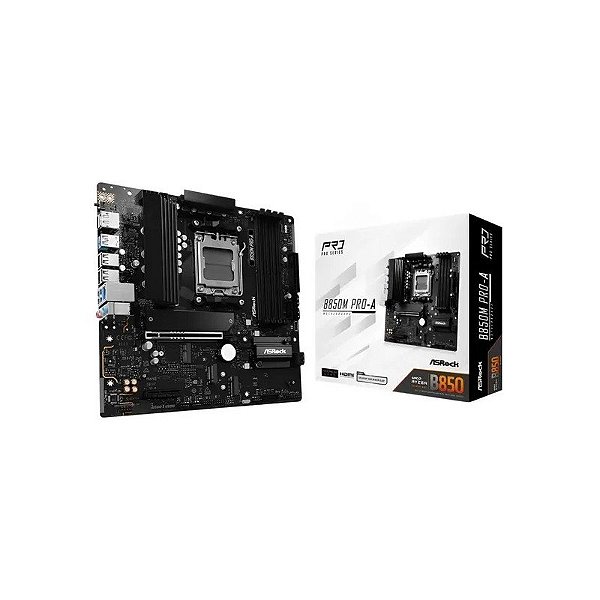 Placa-mãe AMD AM5 Asrock B850M Pro A Wifi Micro ATX DDR5