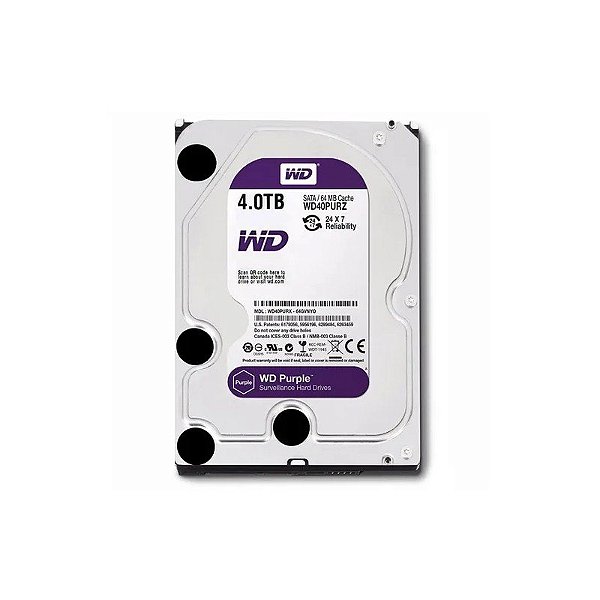 Disco Rígido Western Digital Purple 4TB