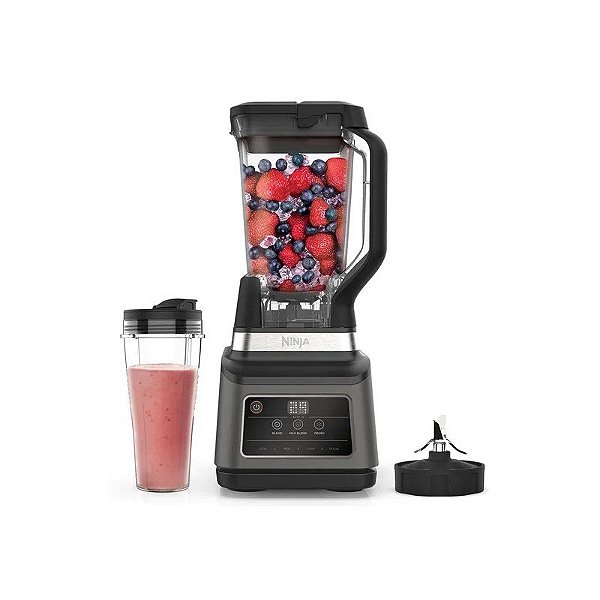 Liquidificador Ninja BN750EU 2 em 1 Auto-Iq 1200 W 220V - Preto