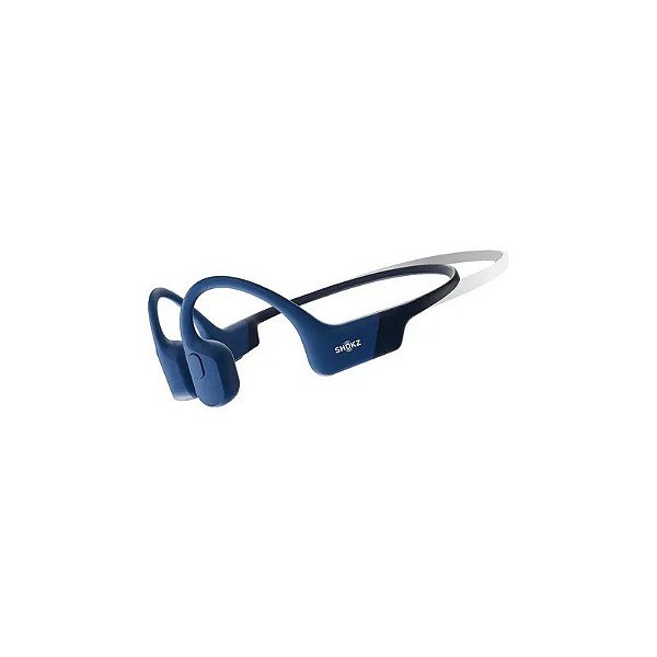 Fone de Ouvido Aberto Esportivo Shokz Openrun Mini Condução Óssea S803 Azul