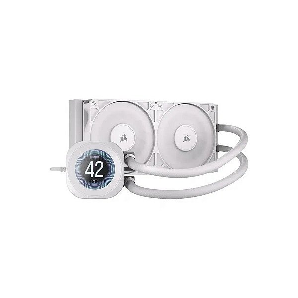 Cooler de Água Corsair Nautilus 240 RS LCD Branco *G CW-9061032-WW