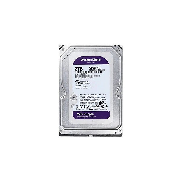 HD Western Digital WD Purple 2TB WD23PURZ SATA3 6GB/s