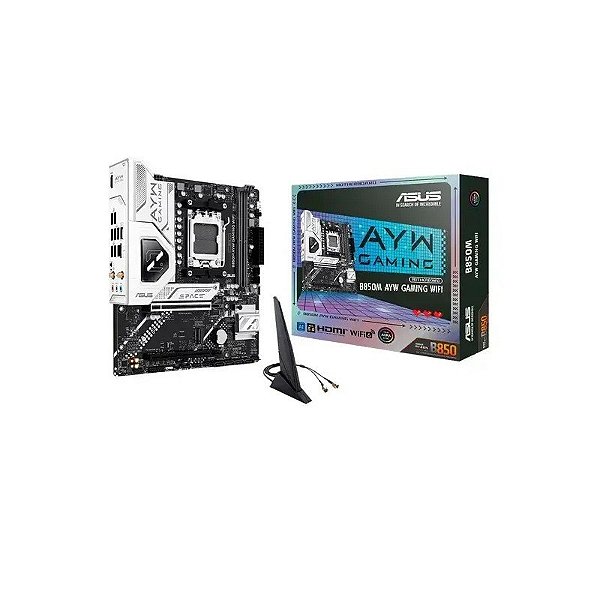 Placa Mãe AMD (AM5) Asus B850M-Ayw Gaming Wifi DDR5