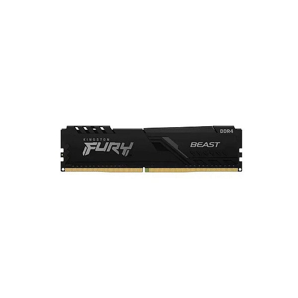 Memória RAM Kingston Fury Beast 16GB DDR4 3600MHZ - Preto KF436C18BB/16