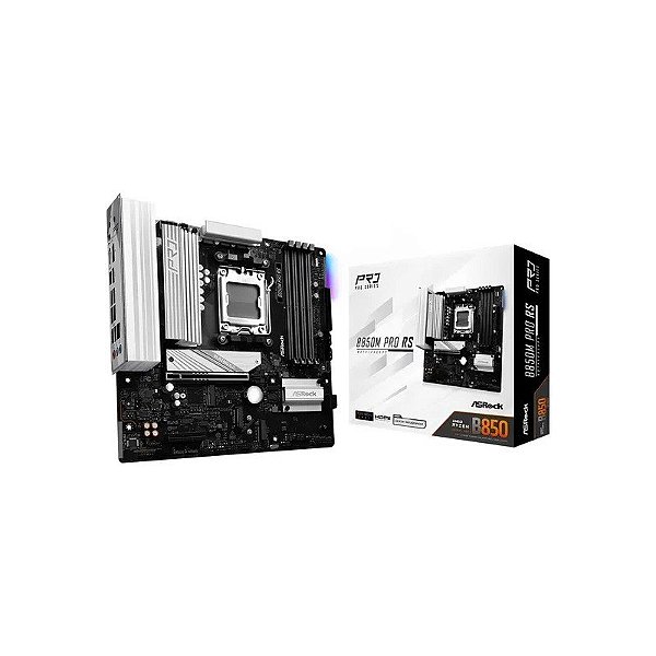 Placa-Mãe Asrock B850M Pro RS AM5 Wi-Fi DDR5