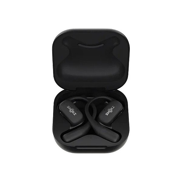 Fone de ouvido Shokz Openfit Open-Ear T910-ST-BK-US Bluetooth - Preto