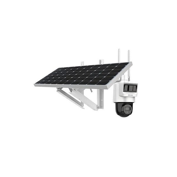 Kit de Câmera Solar PT Hikvision DS-2DE2C400IWG-K/4G/C05S10 2.8
