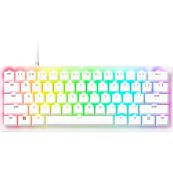 Teclado Razer Huntsman V3 Pro Mini White RZ03-04991800-R3U1 (Inglês com Fio)
