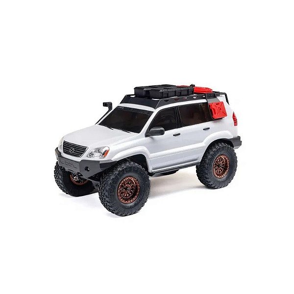 Carro Axial 1/24 SCX24 Lexus GX 470 4WD RTR Branco AXI-1532T1