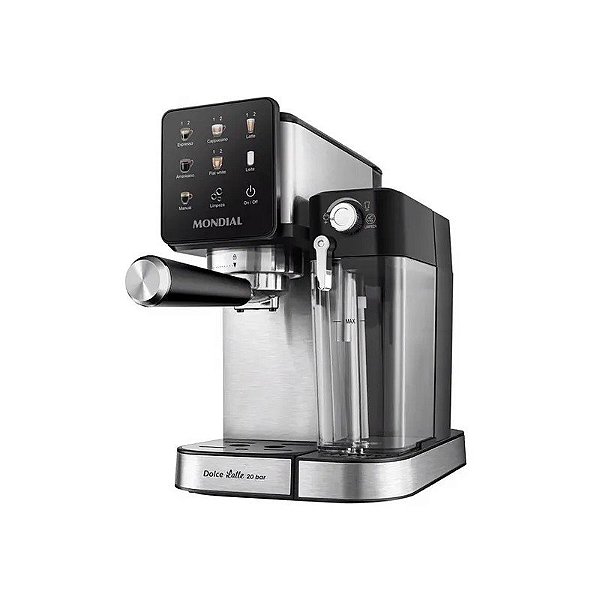 Cafeteira Mondial Dolce Latte C-28-Ecl 1.250 Watts 127V ~ 60Hz - Preta/Prata