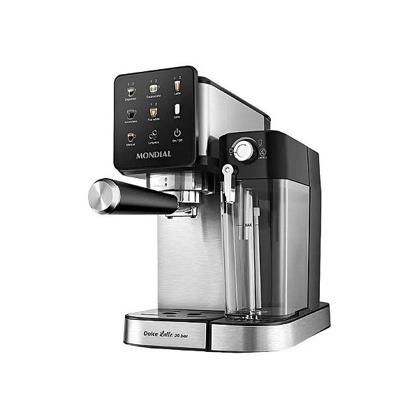 Cafeteira Espresso Mondial Dolce Latte Touch C-28-Ecl 1350 W 220V - Prata/Preto