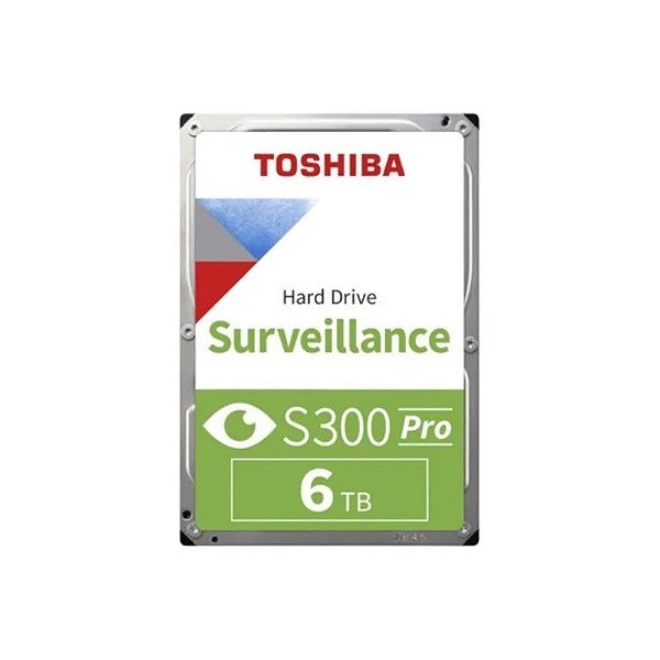 HD 6TB Toshiba SATA3 7200RPM Surveillance S300 Pro HDWTA60