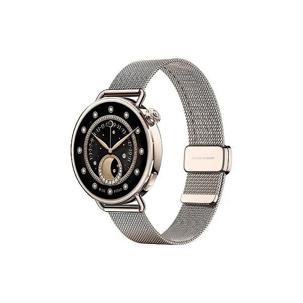 Relógio Inteligente Xiaomi Watch S4 M2502W1 BHR07VWGL - Bluetooth - GPS - 41MM - Milanese Sunset Dourado