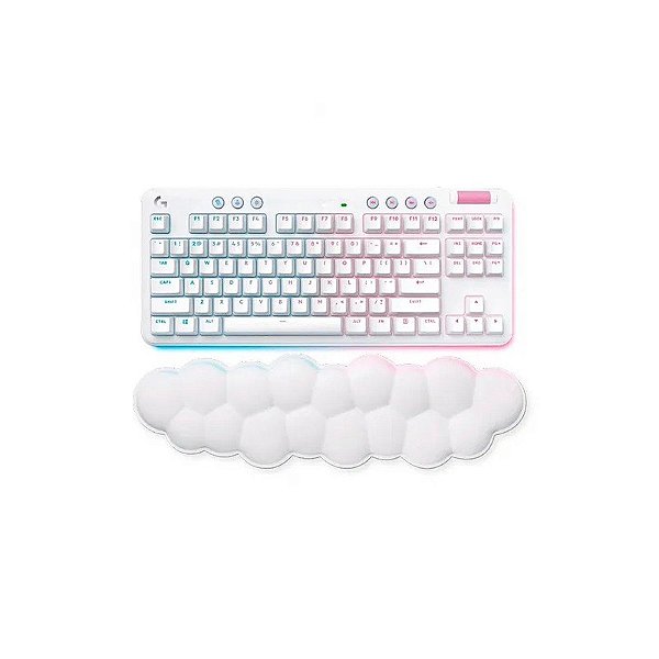Teclado Logitech G715 920-010453 Mecânico RGB Branco Sem Fio