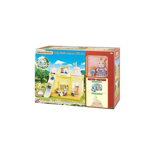 Kit de Jogo Epoch Sylvanian Families Baby Castle Nursery Gift Set 5670