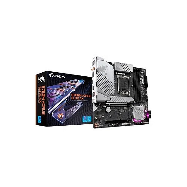 Placa-mãe Gigabyte B760M Aorus Elite Ax DDR5/HDMI/DP