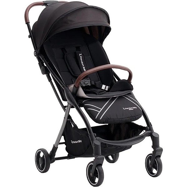 Carrinho de Bebê Premium Baby PB2321 Preto