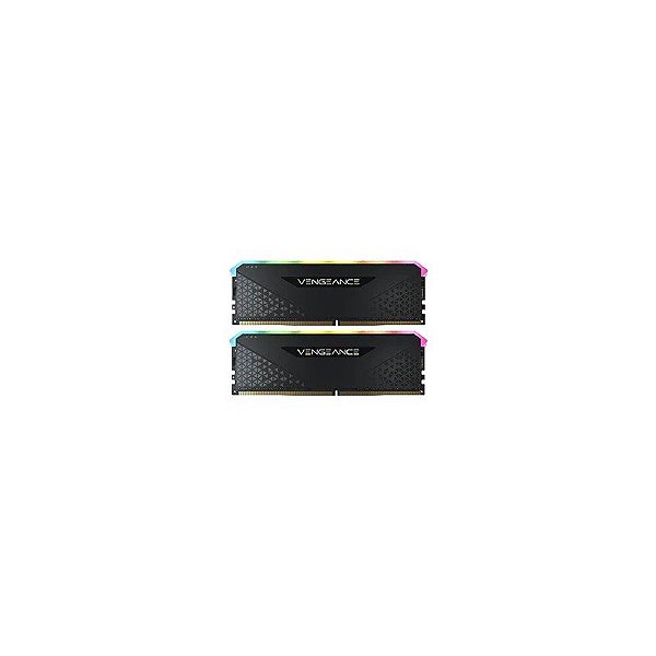 Memória RAM Corsair Vengeance RGB RS DDR4 16GB (2X8GB) 3200MHZ - Preto (CMG16GX4M2E3200C16)