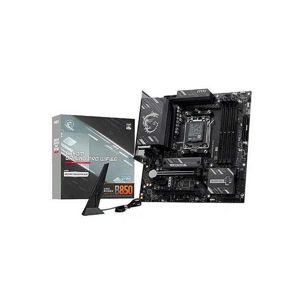 Placa-mãe AM5 MSI B850M Gaming Pro WIFI6E DDR5 HDMI/DP
