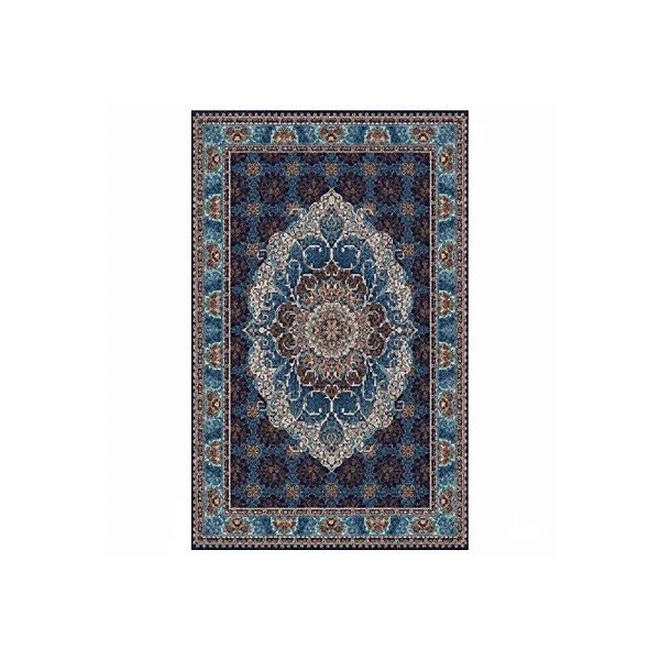 Tapete Turco Turquesa Tipo Persa 2,00 X 2,00 M Azul