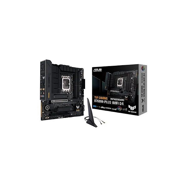 Placa-mãe Asus B760M-Plus Tuf Gaming Wifi LGA 1700 DDR4