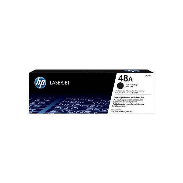 Pacote Cartucho de Toner HP 48A CF248A - Preto