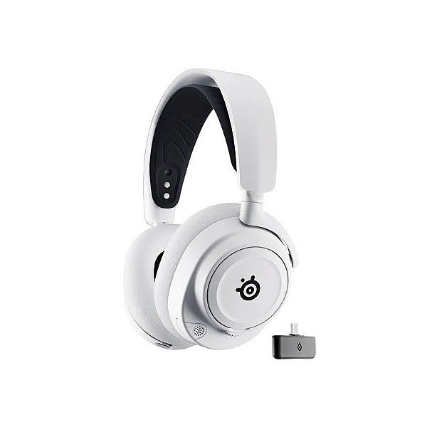 Fone de Ouvido Gamer Steelseries 61759 Arctis Nova 7X Sem Fio Branco