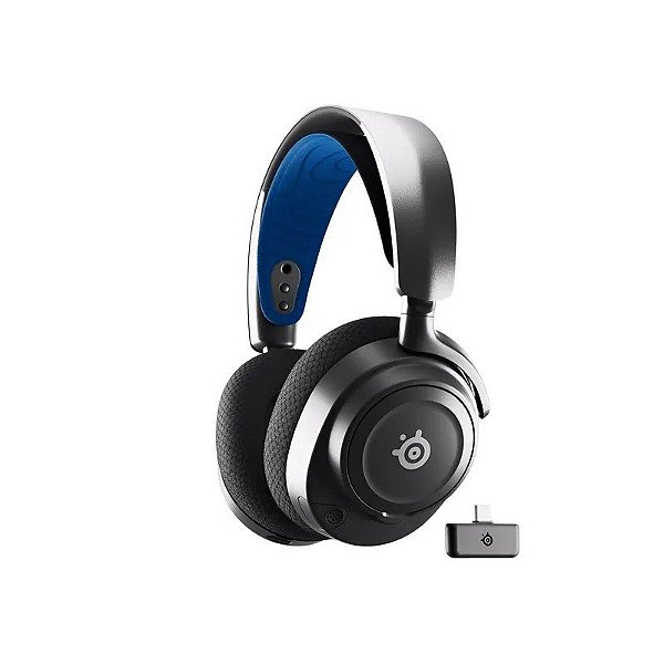 Fone de Ouvido Sem Fio Gamer Steelseries Arctis Nova 7P 61744 Gen 2 para Playstation - Preto