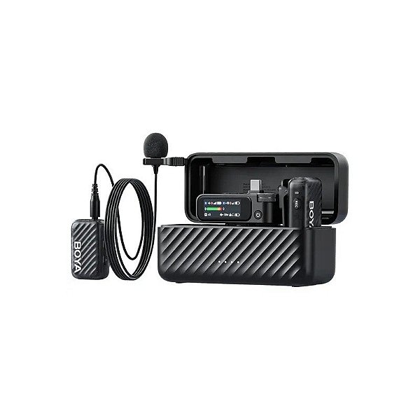 Microfone Boya Boyamic 2 Sem Fio USB-C