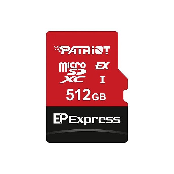 Cartão de Memória Micro SDXC Express Patriot Ep Series 512GB 800MBS - PEF512GEPEXMCX