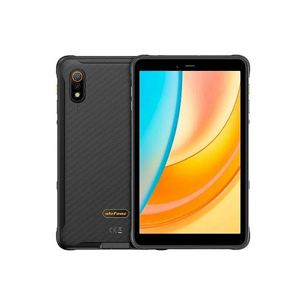 Tablet Ulefone Armor Pad Pro 128GB 8GB Ram até 16GB Tela 8" - Preto