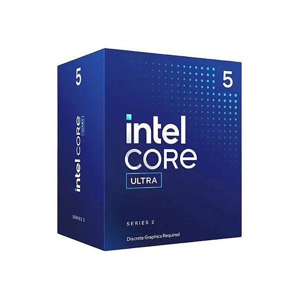 Processador Intel Core Ultra 5 225F LGA 1851 4.9GHZ 20MB BX80768225F