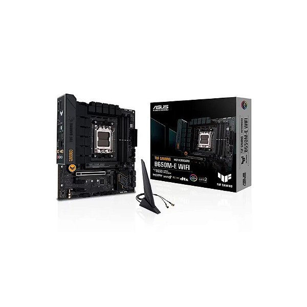 Placa Mãe Asus Tuf Gaming B650M-e Wifi Socket AM5 Chipset AMD B650 DDR5 Micro Atx