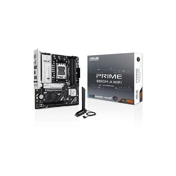 Placa-mãe ASUS B850M-A Prime DDR5 HDMI DP M.2 AM5 MB