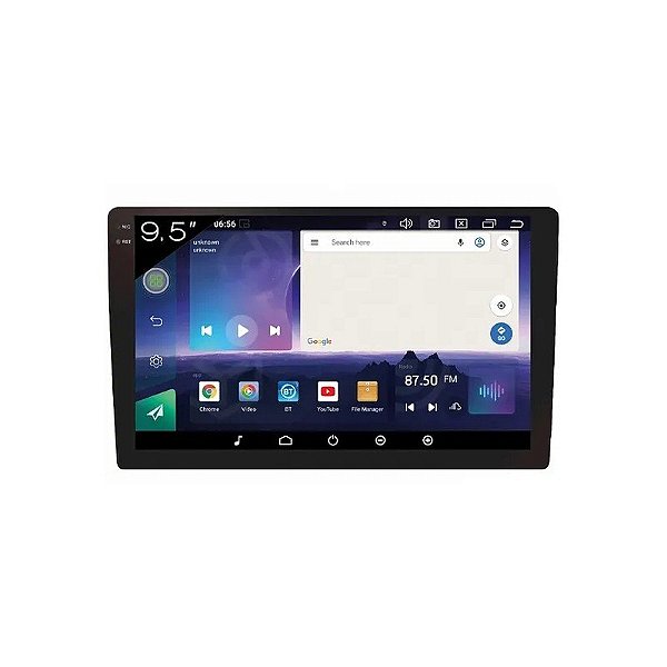 Receptor Multimídia Aiwa AW-2K-A de 9,5" com USB/Bluetooth