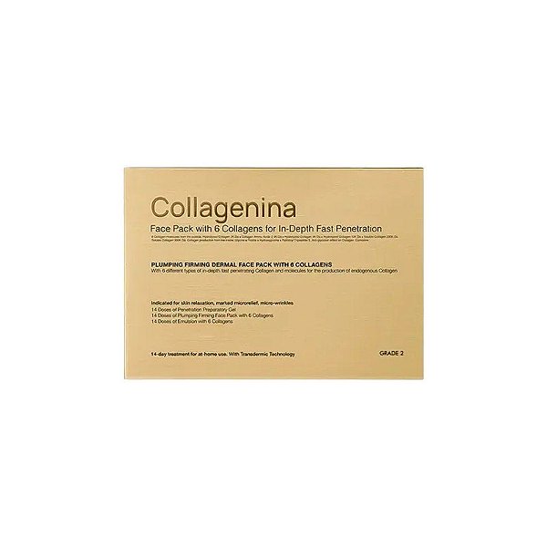 Kit de Cosméticos Colagenina 6 Colágenos Pumpilamento Firmador Dérmico Facial Grau 2
