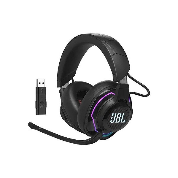 Fone de Ouvido Headset Gamer JBL Quantum 910 - Sem Fio - Driver 50MM - Preto