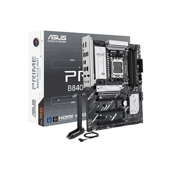 Placa Mãe AMD AM5 Asus B840-Plus Prime Wifi DDR5