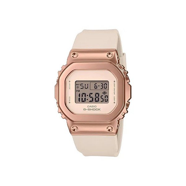 Relógio Casio G-Shock GM-S5600UPG-4DR Feminino Rosê