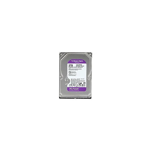 HD Western Digital 3TB WD Purple 3.5" SATA 3 5400RPM - WD34PURZ (Garantia Nacional)