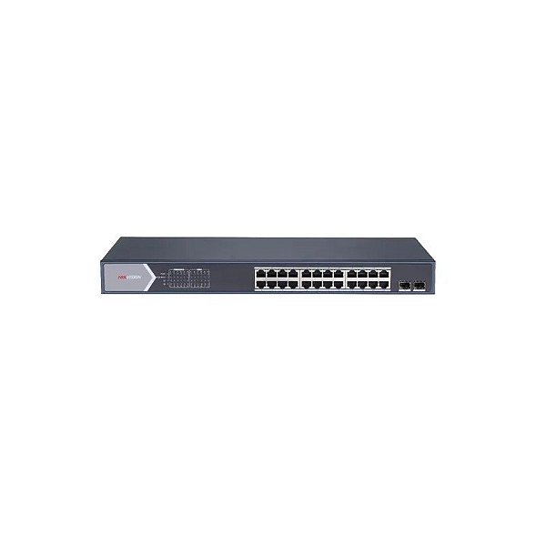 Switch Hub Hikvision 24 Portas 10/100/1000Mbps PoE DS-3E0526P-e/M