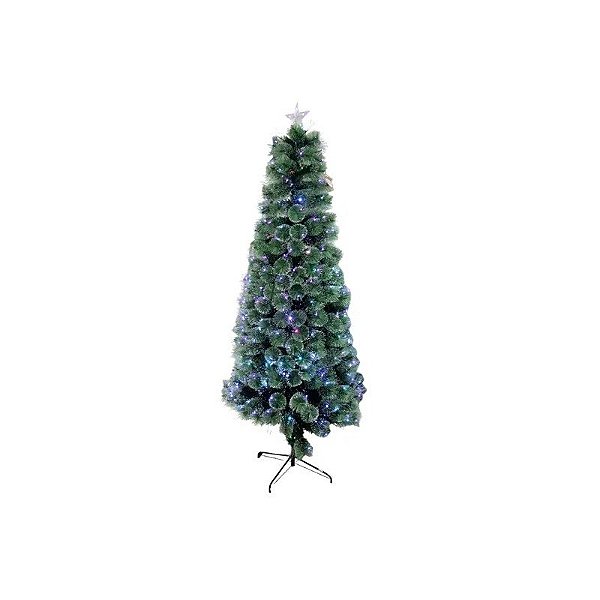 Árvore de Natal Tipo Pinheiro com Luzes LED 2,40 M Bivolt