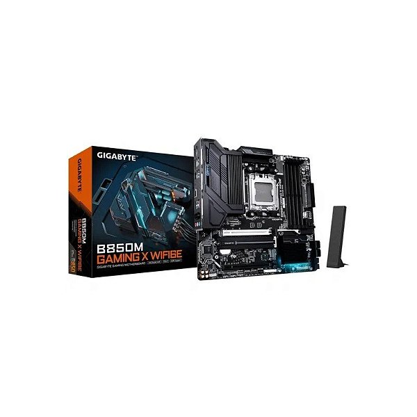Placa-mãe AM5 Gigabyte B850M Gaming X WIFI6E DDR5/HDMI/DP