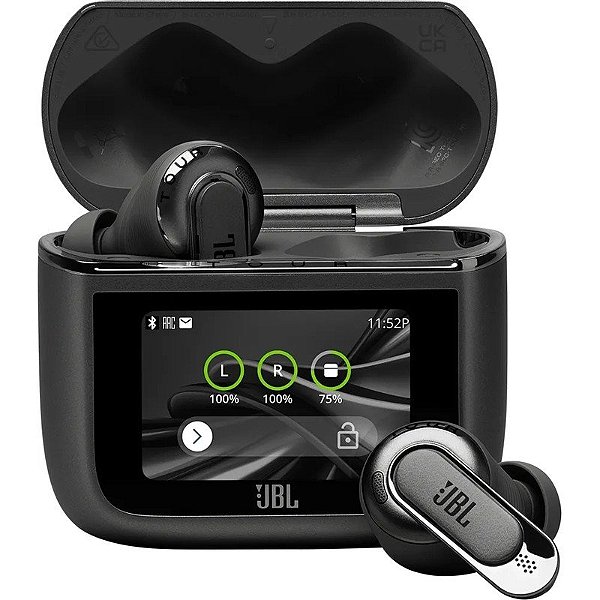 Fone de ouvido JBL Tour Pro 3 Bluetooth Preto (com cancelamento de ruído)